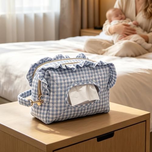 Quilted Diaper Wipe Holder - Travel Dispenser Pouch | — view 3