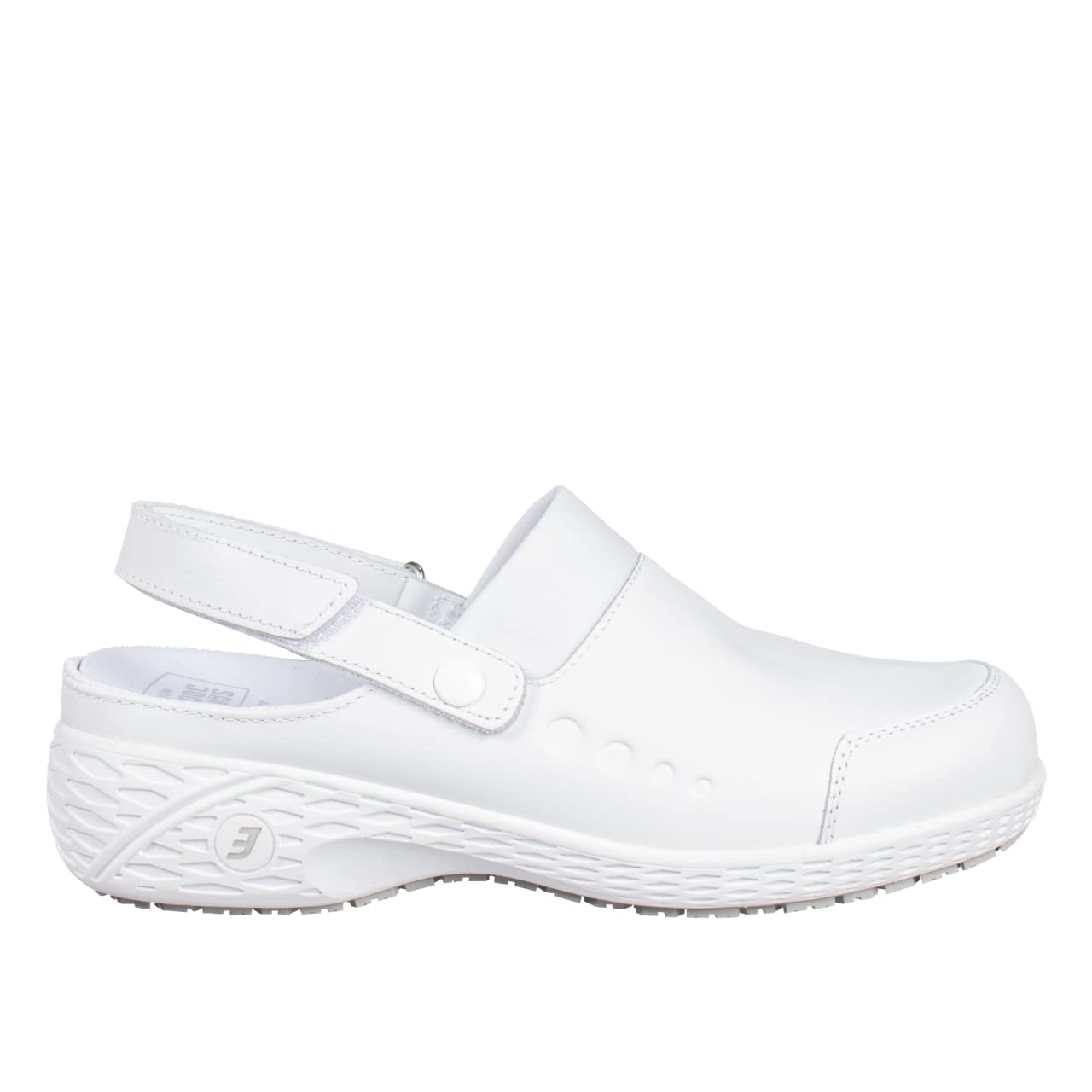 SAFETY JOGGER Arbeitsschuhe Damen 35 EU - Sheila - Leichter, Bequemer Sicherheitsschuh mit Klettverschluss, ideal für Pflege, Küche oder Innenbereich, rutschfest, Leder Sicherheitsclog, Oxypas