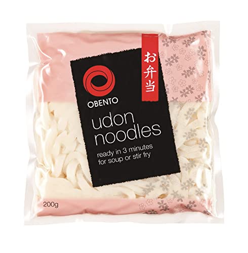 Obento - Udon - Nouilles japonaises, 200 g (Lot de 6)