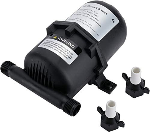 Hyddnice 0.75L 125 Psi Under Pressure Water Pump Flow Control Internal Bladder 25Oz For Boat,Marine, Rv,Boat Bathroom Kitchen Garden Water Pump Accumulator Tank #TOP15
