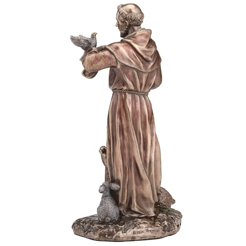 Figura Decorativa San Francisco de Asís 6.1 pulg miniatura 5