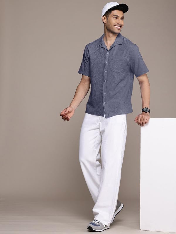 Image of Tee Projekt Fashion Textured Shirts for Men||Regular Fit Casual Shirt for Men||Fancy Shirt