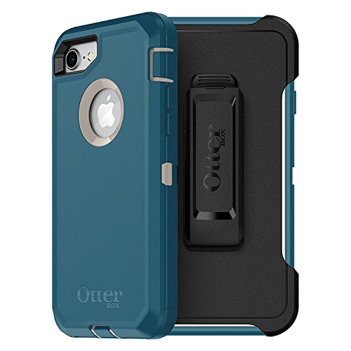 OtterBox iPhone SE 3rd & 2nd Gen, iPhone 8 & iPhone 7 (not Compatible with Plus Sized Models) Defender Series Case - Big SUR, Rugged & Durable, with Port Protection, Includes Holster Clip Kickstand