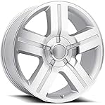 Topline Replicas - V1177 Texas Edition Silver With Machined Face Wheel 24x10'/6x5.5'/+31mm Offset