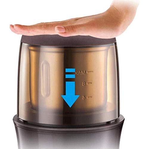 JRZTC Molinillo de café eléctrico portátil, máquina de molienda de Polvo de Acero Inoxidable para nueces, Hierbas… - Imagen 4