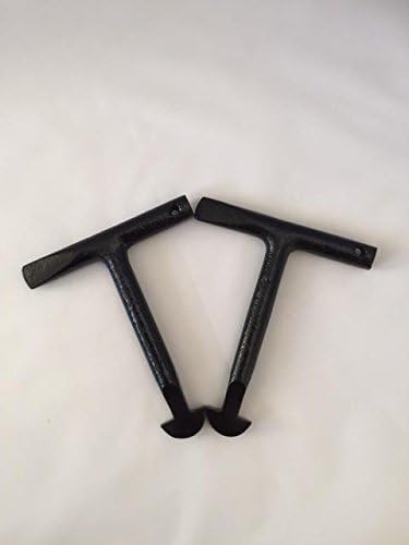 Todays Tools 125mm Heavy Duty Manhole Key, Cast Iron With Powder Coated Finish