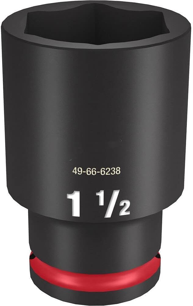 49-66-6238 for Milwaukee SHOCKWAVE Impact Duty 1/2 Drive 1-1/2 Deep 6 Point Socket