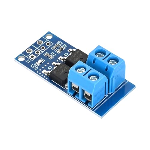 MOSFET PWM Trigger Switch Drive Module DC 5V to 36V 15A 400W High Power MOSFET Driver Board for DC Motor Speed Control LED Strip Dimmer Pump Solenoid Arduino ESP32, 5 Pieces by DIYables - Used condition - Image 2
