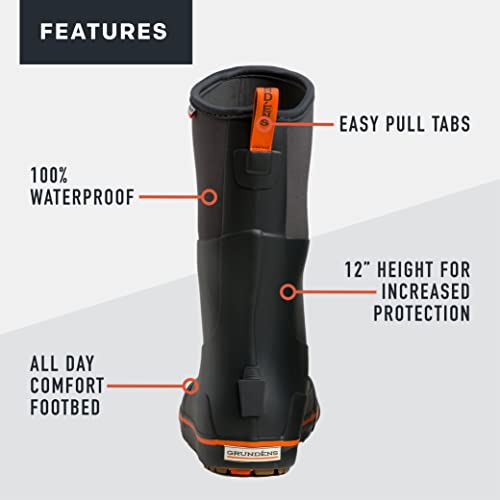 Grundéns Men’s 12” Deck Boot | Durable, Waterproof, Anchor, 8 #TOP1