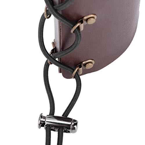 Portavasos moto ajustable de cuero PU color marrón miniatura 5