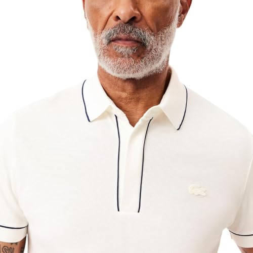 Lacoste Men's Paris Short Regular Fit Contrast Collar & Sleeves Polo2