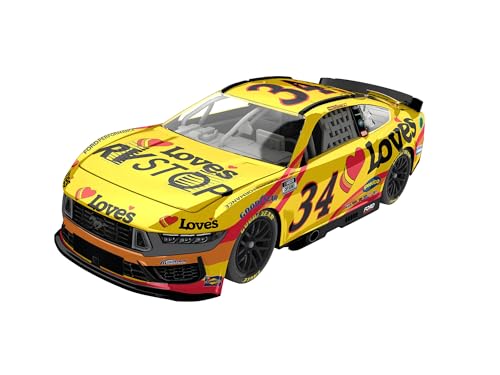 lionel racing nascar authentics michael mcdowell 2024 love39s rv no 34 164 scale ht die-cast car