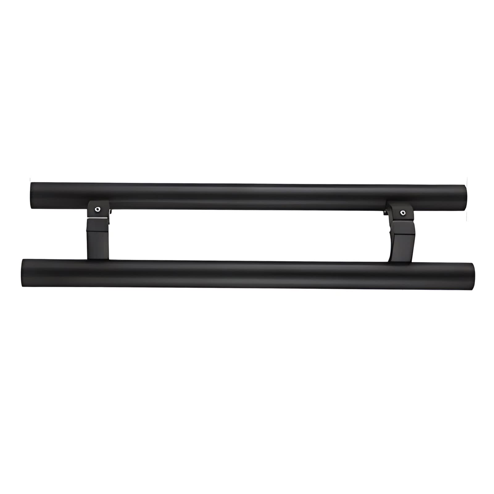 Poignée de traction métallique noire 100 cm, quincaillerie porte de restaurant