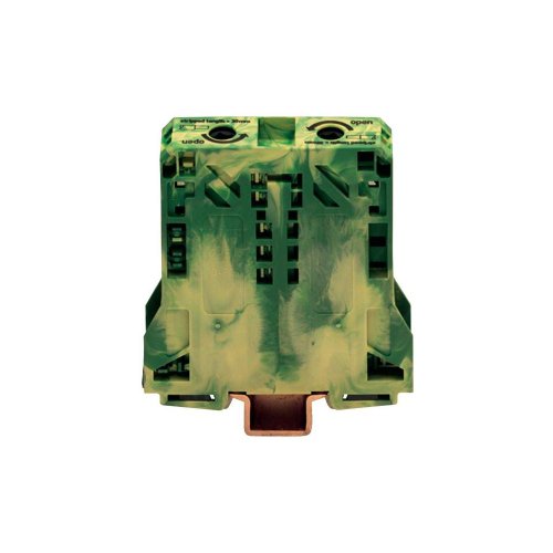 Borne de protection Wago 50 mm² 2L pour sécuriser les gros câbles de terre