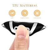 OFFCURVE Car Key Cover Case - Black Silver, TPU Material - Compatible with Honda Passenger Cars (Civic, Jazz, Insight, Accord, CRZ, Pilot, Fit, Stream, Crosstour, HRV, FRV, CRV, CRZ) - Image 3