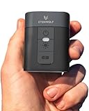 ETENWOLF AIR 3 Air Pump for Inflatables with 2600 mAh Battery & Camping Light, Ultra-Fast and Mini Electric Air Pump, Inflate Deflate for Air Mattress, Pool Floats, Vacuum Storage Bags (Black)