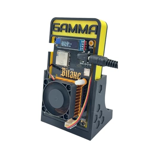 Quystetes Gamma 601 Solo Miner 1.2TH/S BM1370 Asic Chip Bitcoin BTC Miner 18-22W de Antminer S21 Pro con Soporte Enchufe UE