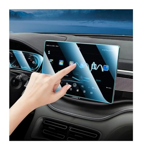 Verre trempé écran tactile BYD contre les rayures de la radio et du GPS