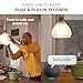 Sengled Smart Light Bulbs, Color Changing Alexa Light Bulb Bluetooth Mesh, Smart Bulbs That Work with Alexa Only, Dimmable LED Bulb A19 E26 Multicolor, High CRI, High Brightness, 9W 800LM, 1Pack