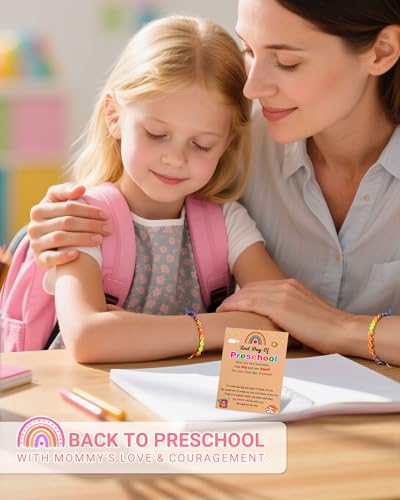 First Day of Kindergarten/Preschool Bracelet Mommy and Me, Back to School Gifts 5
