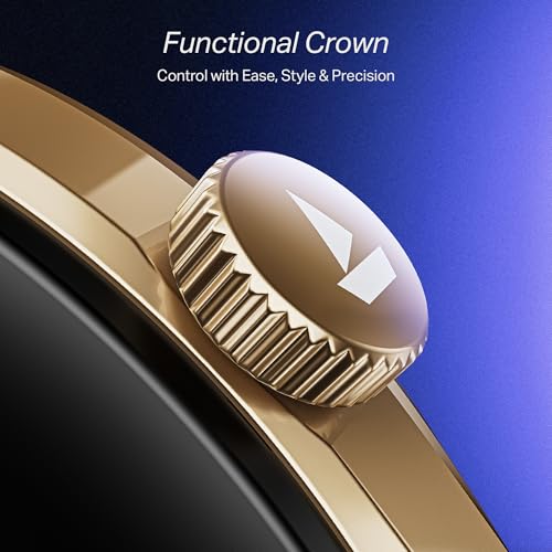 boAt Lunar Discovery Pro Rose Gold Smart Watch - Image 7