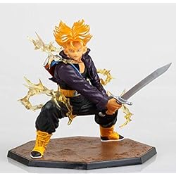 HQYCJYOE Personajes de Anime Modelo Dragon Ball Z Trunks Zero Fighting Ver. Figura de acción de PVC DBZ Trunks Super Saiyan Estatuilla Colección Muñeca 13cm