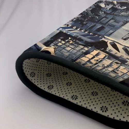 Comodidad acogedora contra suelos fríos con alfombra Torre Eiffel 7
