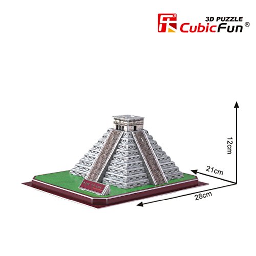Maya Pyramid, 48 Piece 3D Jigsaw Puzzle Made by 3D-Puzzle