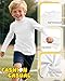 LessonZoo 3 Pack Boys Mock Turtlrneck Long Sleeve Shirts Loose Fit Mock Neck Soft Tops Kids Solid Casual Warm Shirts(White, Light Gray, Black,7-8y)