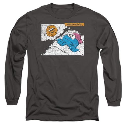 T-shirt Sesame Street confortable à manches longues pour les fans de pop culture