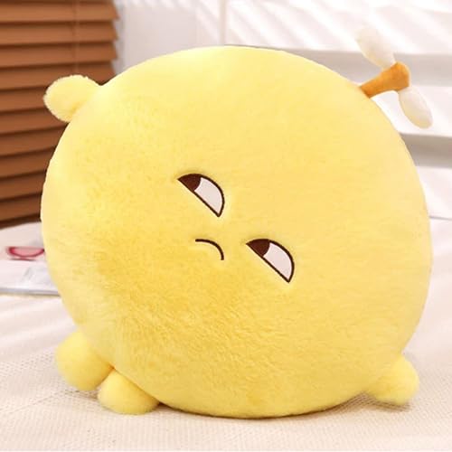 TZMAPU Lemon Plush Pillow Stuffed Lemon Sofa Cushion Lemon Doll Toy Cozy Pillow for Sofa Office Cushion Lounge Gifts for Kids and Adults(Yellow 20 inches)