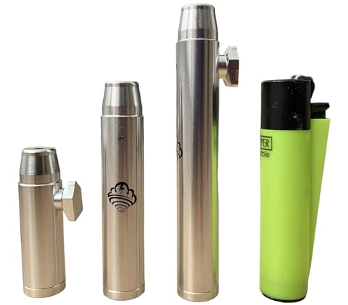 Miniatura 2 de Tornado S - Kit Botellas Anti Fugas - Juego De Dosificador De 3 Tamaños Diferentes, Aluminio Pulido - Ideal Para Llevar Condimentos A Cualquier Lugar. Capacidad De 1gr, 2gr Y 4gr