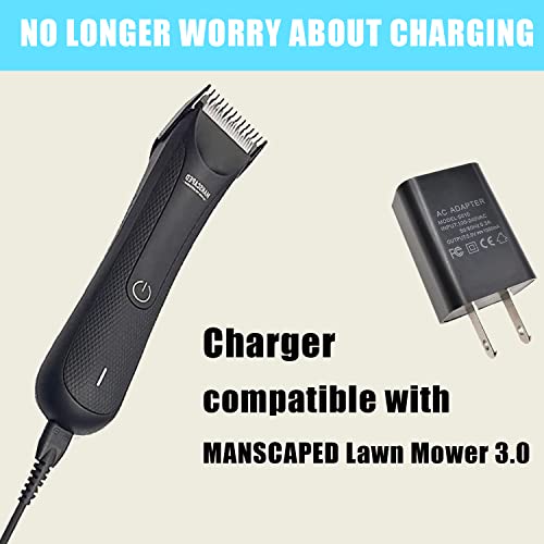 Charger Fit for Manscaped Lawn Mower 3.0/2.0 Electric Groin Hair Trimmer Replacement Charging Cable Power Cord Adapter（Wall Adatper+USB Cable） - Thumbnail 6