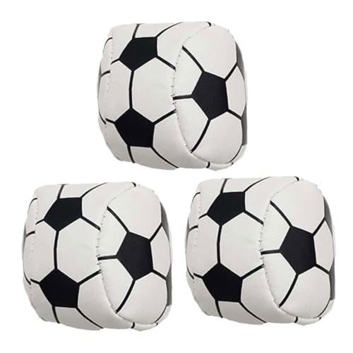 GALPADA Outdoor Toys for Boys and Girls 3pc Sandbag Ball Football Style Bean and Girls' Carnival Games Portable Pu Leather Material