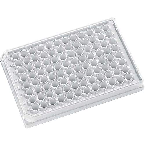 J.G. Finneran 324011 96-Well Krystal Glass Bottom Imaging Plate with Lid, White (Pack of 10)