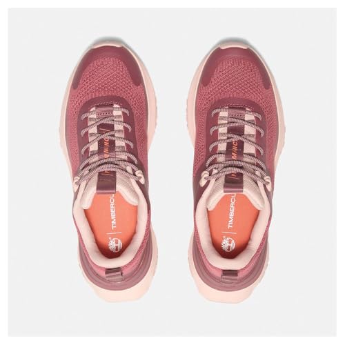 Timberland Timberland Women's Motion Access Low Lace Up Sneaker, Medium Red Knit, 8 Medium