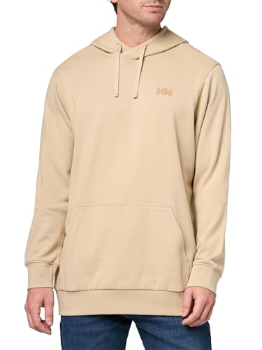 Helly-Hansen Core Graphic Hoodie – Vielseitiger mittelschwerer Herrenmantel für Outdoor-Abenteuer, stilvolles und bequemes Design, 078 Khaki/Sand, XX-Large