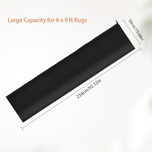 NICENEEDED 92 x 20 Zoll Jumbo-Teppich-Aufbewahrungstasche, Aufbewahrungstasche Für Teppiche Aus Oxford-Stoff Mit Kordelzug, Umzugstasche Für Gerollte Teppiche