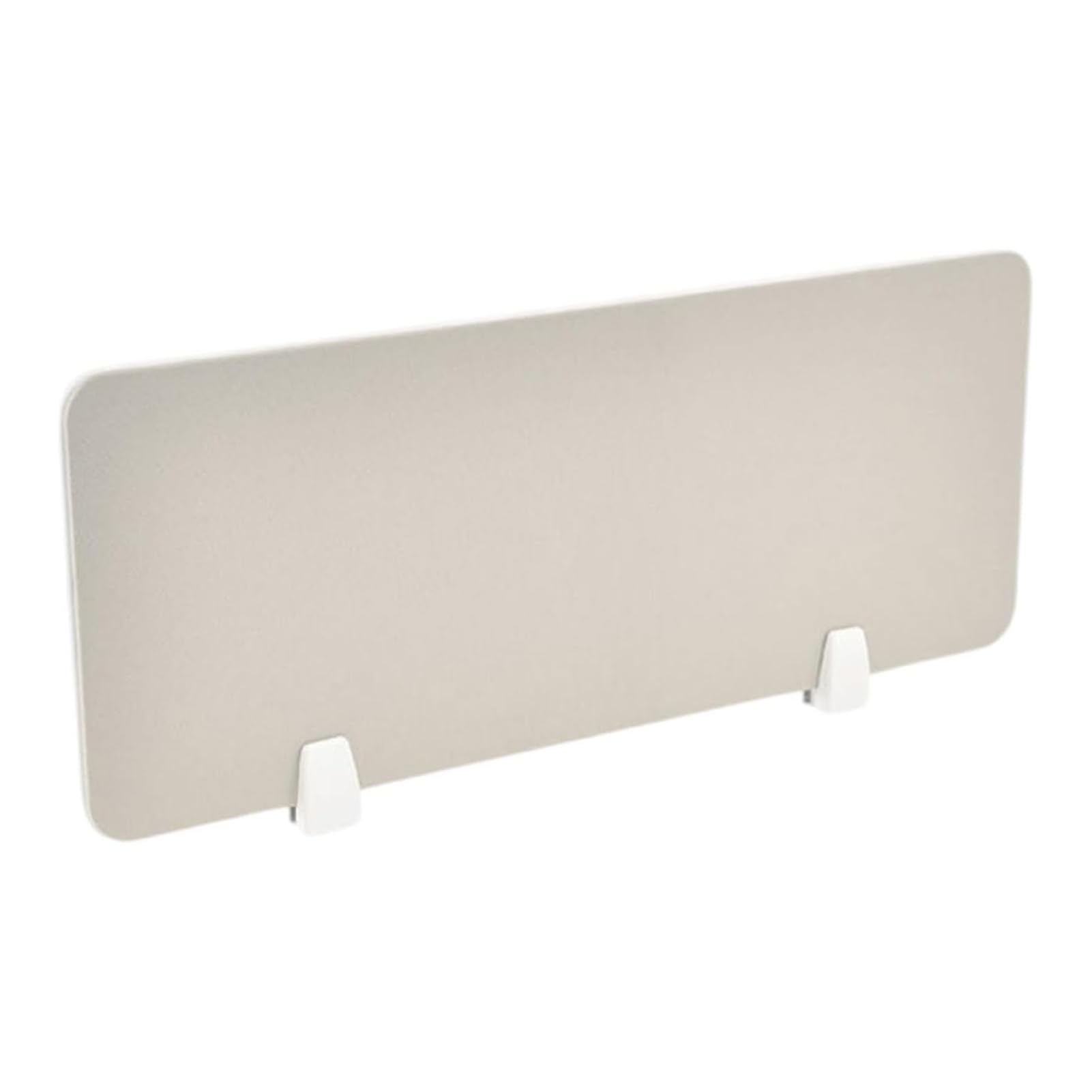 KLGFBDC Adjustable Acoustic Desk Divider & WorkstationMulti-Functional Office Partition for Hygiene Protection & Workspace Management (Beige 120x30CM)