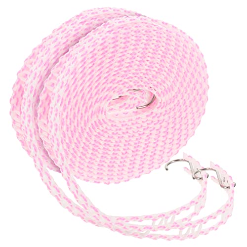 OFFSCH 2pcs Portable Travel Clothesline Windproof Laundry Drying Rope for Camping Vacation Indoor Outdoor Use Easy to Carry Heavy Duty Design