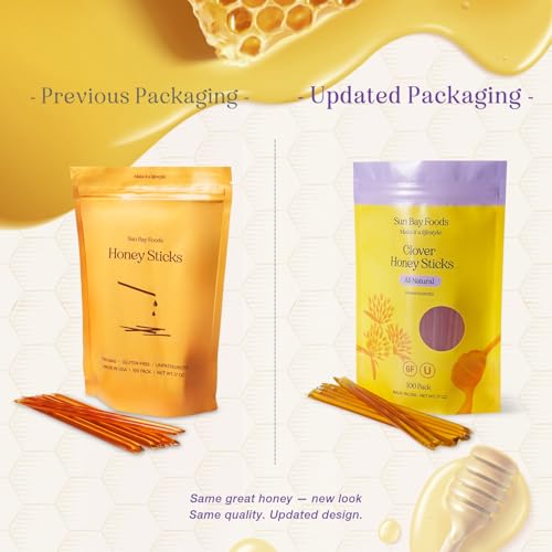 SBO Honey Sticks - 100 unidades de miel pura sin filtrar miniatura 4