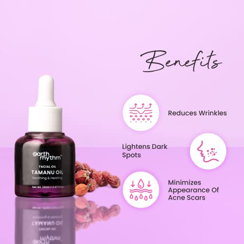 Earth Rhythm Tamanu Face Oil for Soothing & Healing, 20 ml (Pack of 1) - Image 4