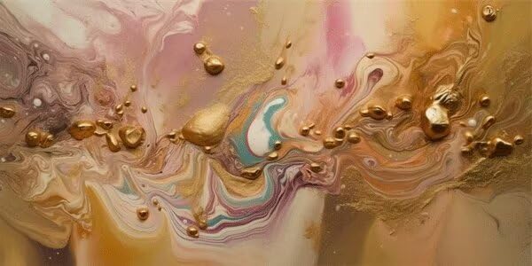 Diamond painting strass abstrait pour décorer le salon en famille