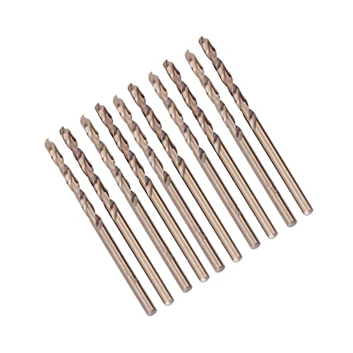 Drill Bit Set Drill Bits for Metal Long Shank Drill Bits HSS-CO M35 Cobalt Drill Bit Set for Drilling on Stainless Steel(3.2mm)