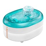Olelica Cat Water Fountain, 71fl oz/2.1L Ultra Quiet Dog Water Dispenser, Automatic Pet Water Founta