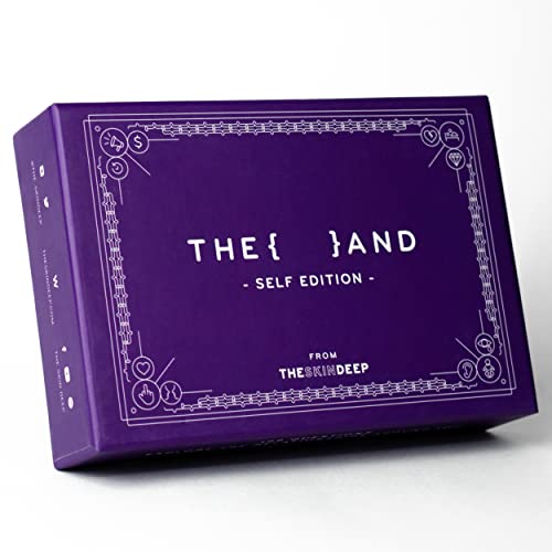 Image of {THE AND} Self Love Edition - 199 Self Reflection Cards to Improve Self Awareness - Self Care Question Card Deck to Prompt Mindfulness & Meditation - Explore Identity for Women & Men By The Skin Deep