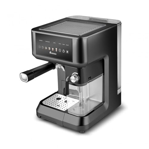 KARACA MyCaffe Barista S10 Espresso, Latte & Cappuccino Coffee Machine with Integrated Milk Tank, 1,8L, 1350W, Touch Control Panel, 15 Bar Pump Pressure, Hot Milk Function, Black - Image 7