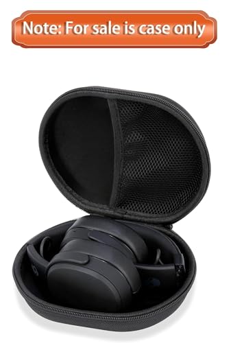 Image of VERTUS Headphone Protective Storage Case Cover for Boat 2025 Launch Rockerz 371 Headphones (Hard Shell|EVA|Black)