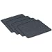 Produktbild Amazinggirl Sitzkissen Outdoor Stuhlkissen 35x35 cm Filz - Sitzpolster für Stuhl, Gartenstuhl oder Bank Stuhlauflagen Sitzbank Kissen Bankkissen Filzkissen 4er Set Quadratisch Dunkelgrau