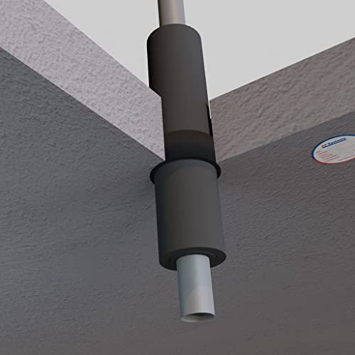 Miniatura 4 de Bricoloco Coquilla Aislante Para Tuberías Thermal Insolation. Manguito Aislante Protector De Espuma Polietileno Para Instalaciones De Cobre, Tubos De Hierro O Acero 28 Mm, 2 Metros